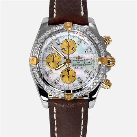 breitling chronomat evolution diamond bezel|breitling chronomat evolution price.